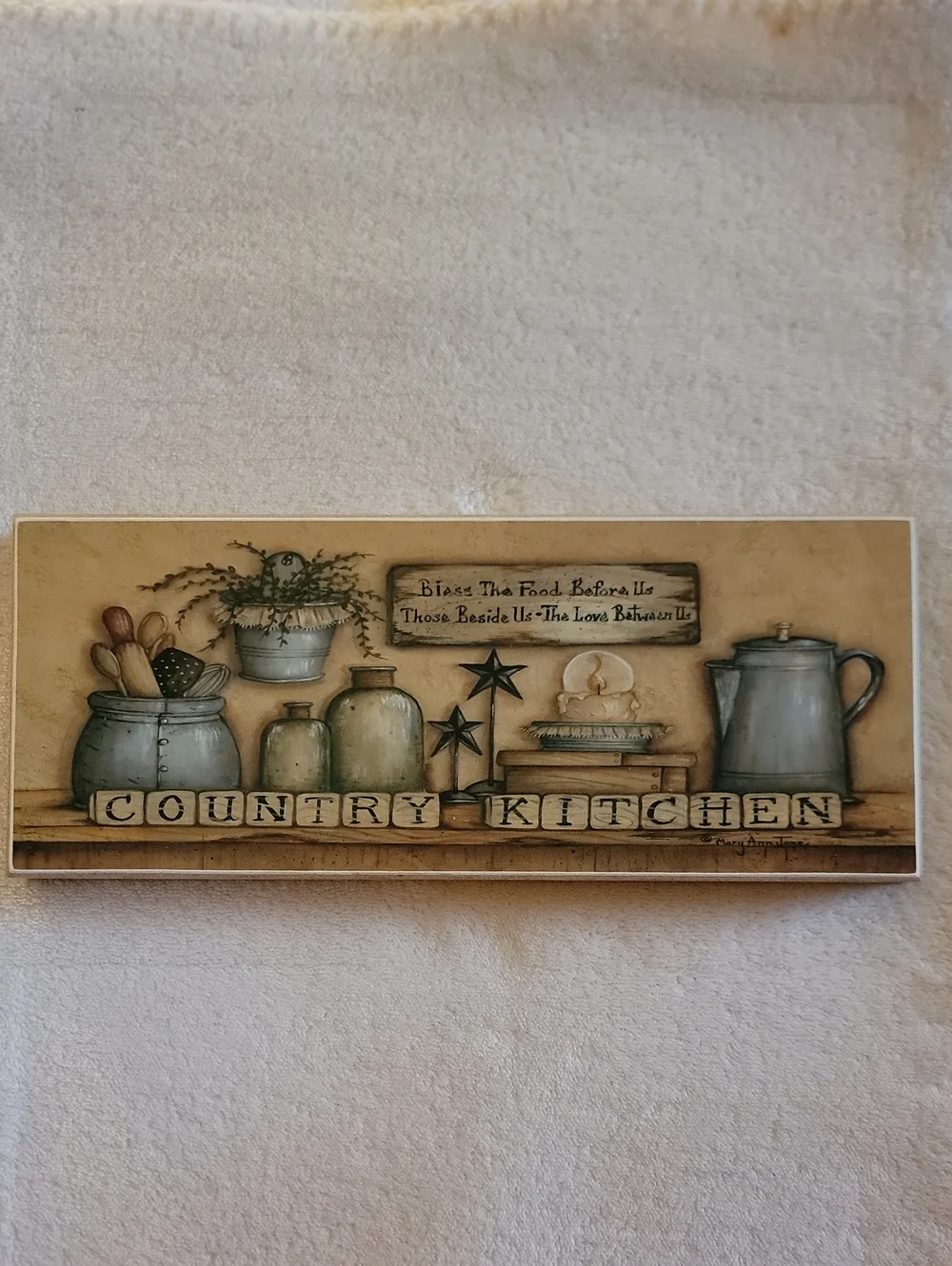 Decorative Wall Plaques - Beige